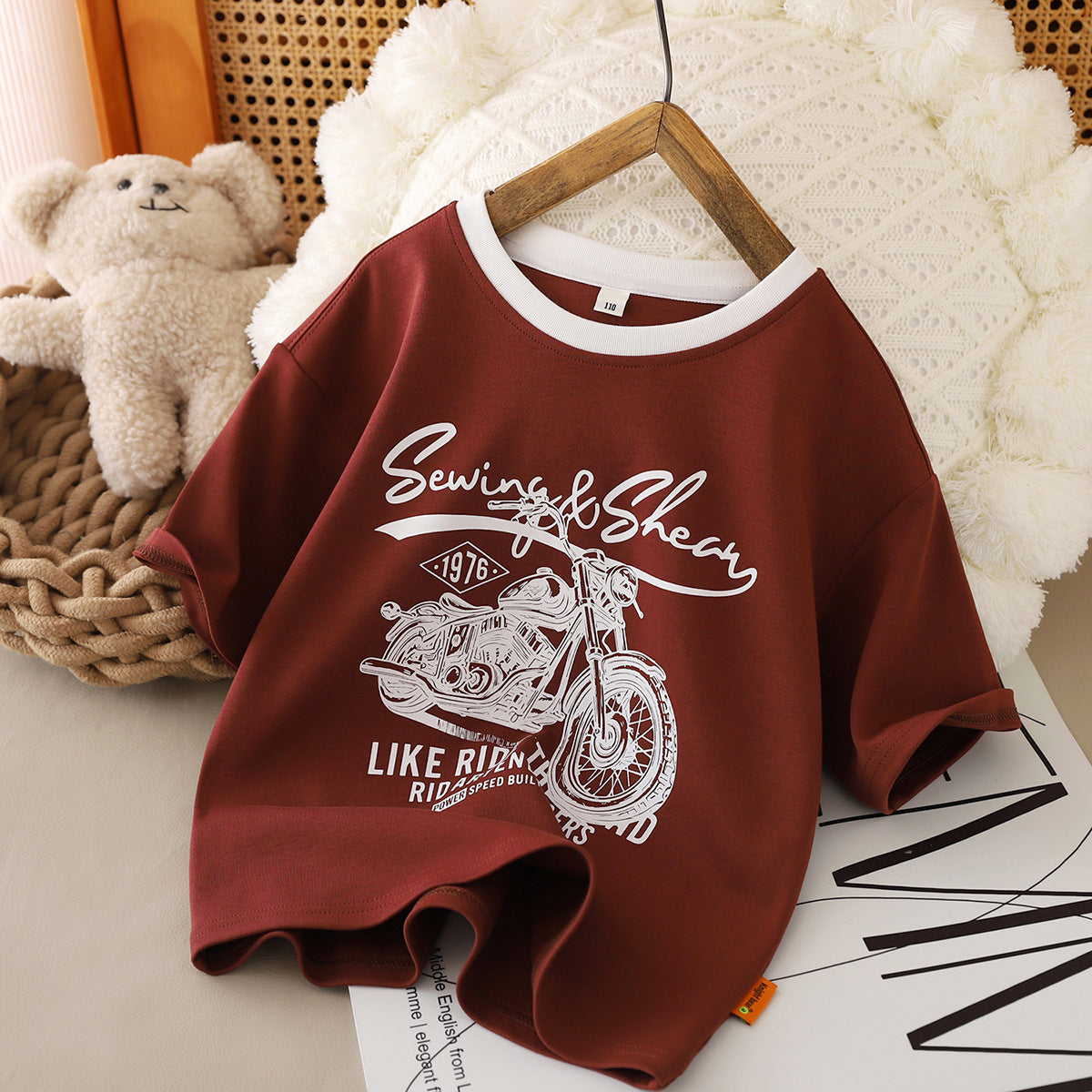 For Boys Summer Wear Ages Trendy Retro Children's T-shirt