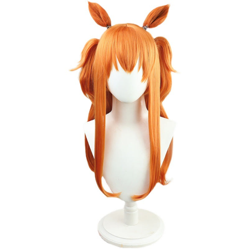 Free Man Horse Racing Lady Heavy Cannon With Cos Wig