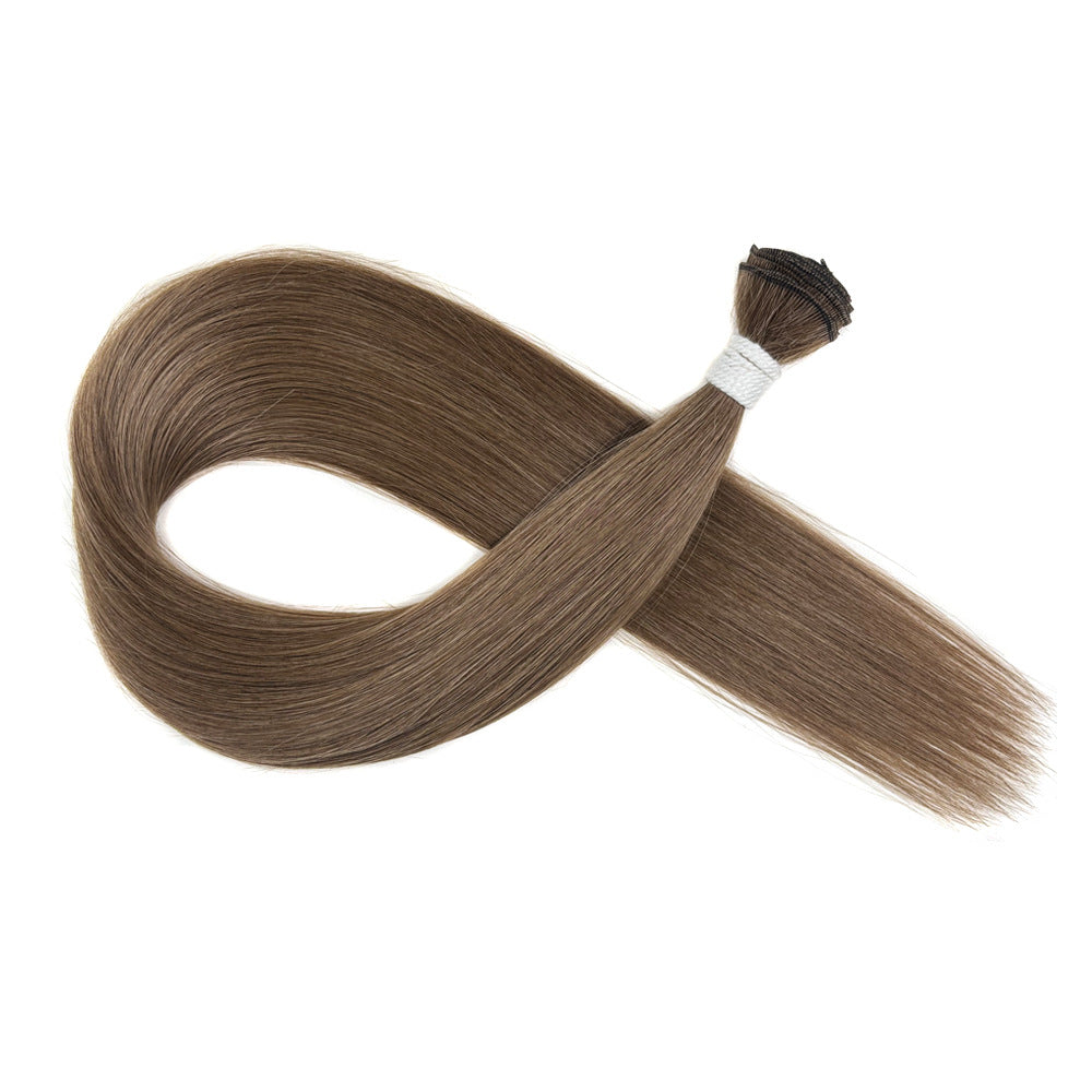 Classy Beautiful African Weft Hair Extension Long Straight Wig
