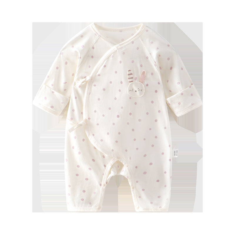 Babies Summer Thin Gown Born Rompers Cotton Jumpsuit Boneless Long Jumpsuit, Climbing Suit