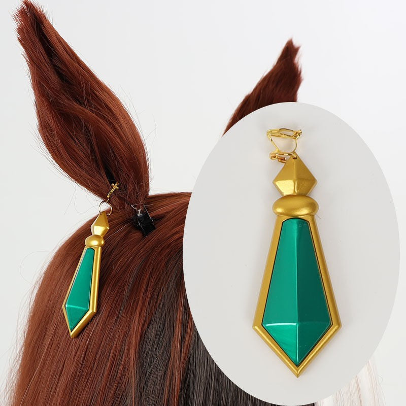 Man Horse Racing Mother Lu Duo Cos Wig