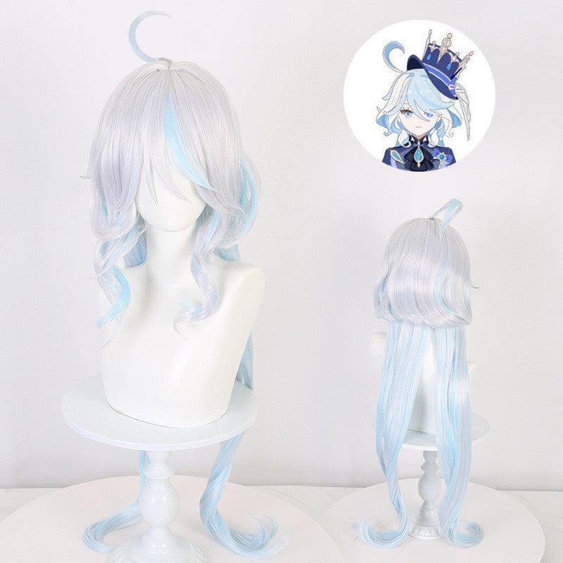 Original God Water Simulation Scalp Fu Cos Wig