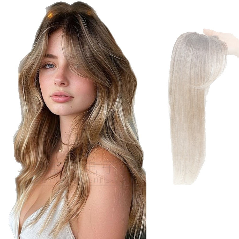 Hairpiece European Style Bangs Ladies Hairpin Natural Fluffy Wig