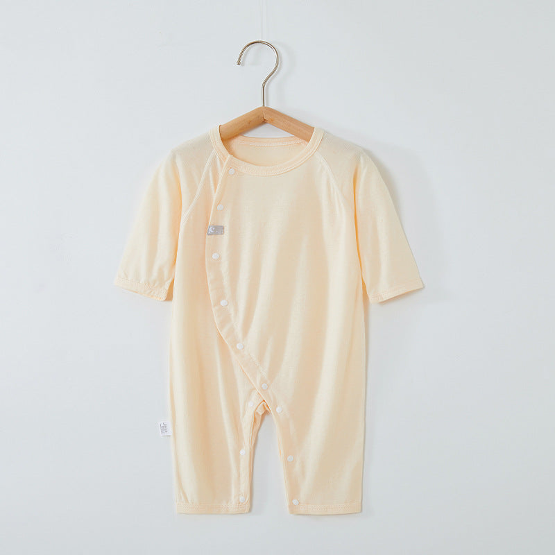 Summer Thin Long Sleeve Breathable Clothes In Air-conditioned Room Romper Jumpsuit, Climbing Suit