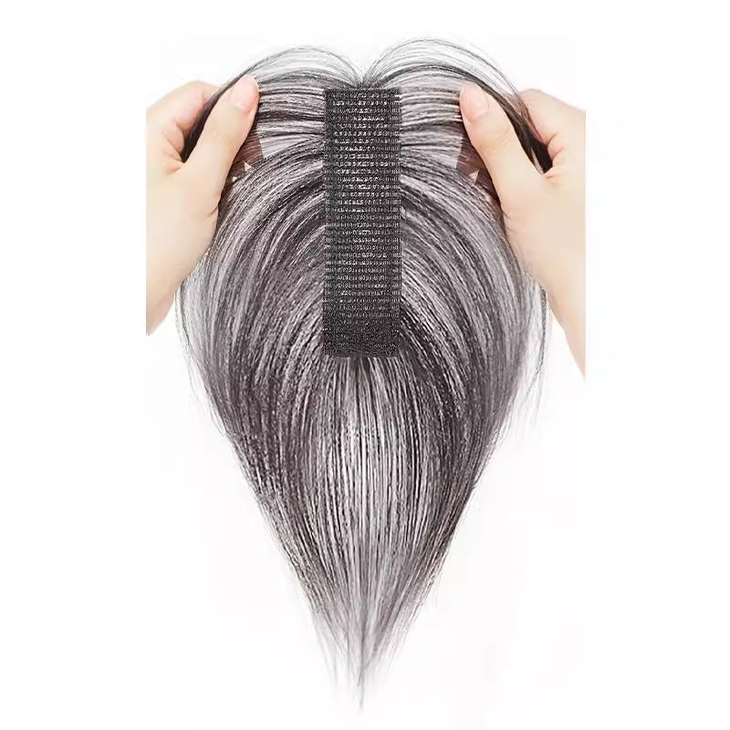 Real Set Invisible Seamless Increase Volume Lightweight Breathable Fluffy Head Wig