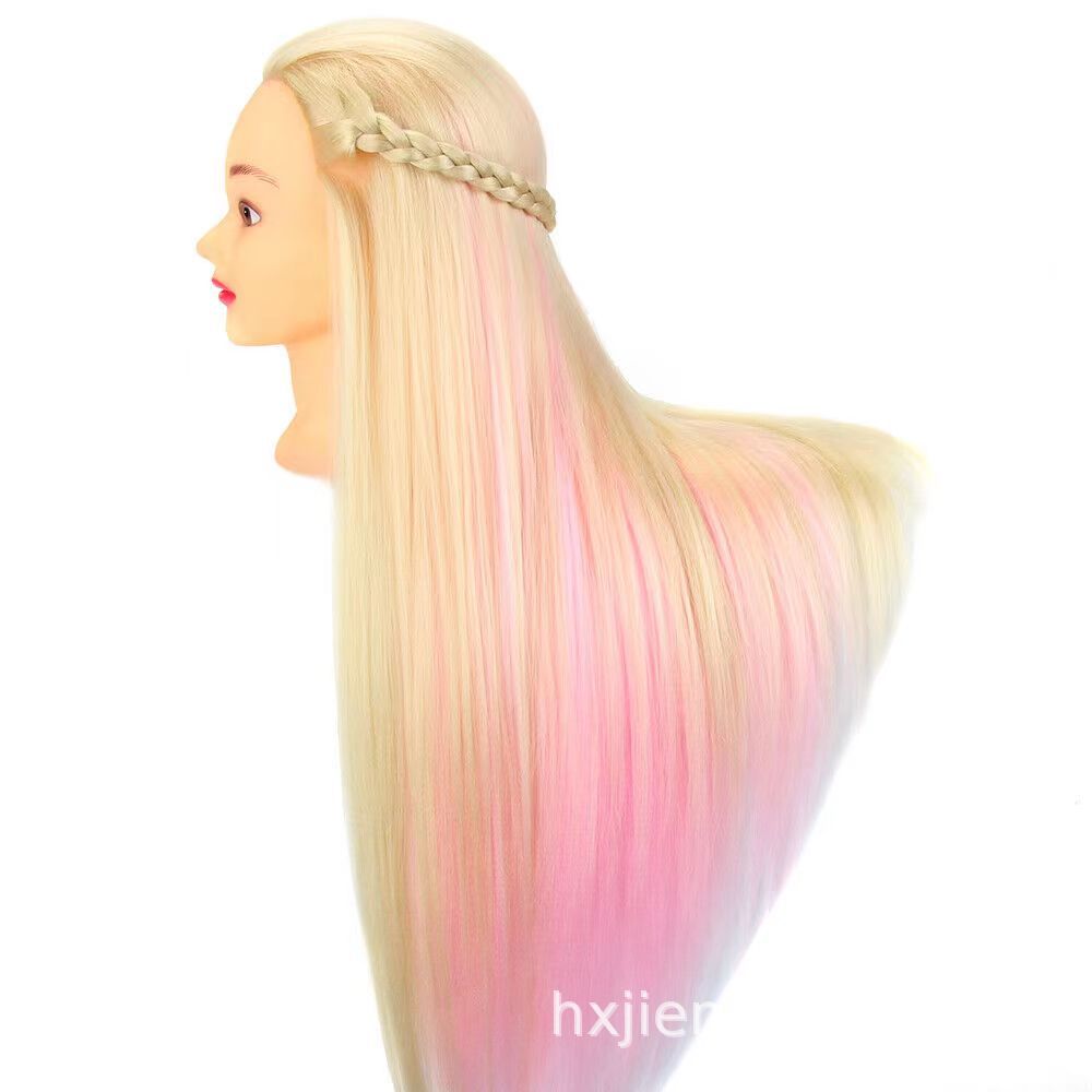 Color Practice Braided Hair Makeup Doll Other Wig
