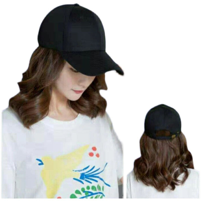 Integrated Mi Same Mid-length Curly Hair Fluffy Wig Long Curls
