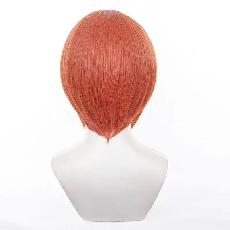 Simulation Scalp Short Hair Special Red Cos Wig