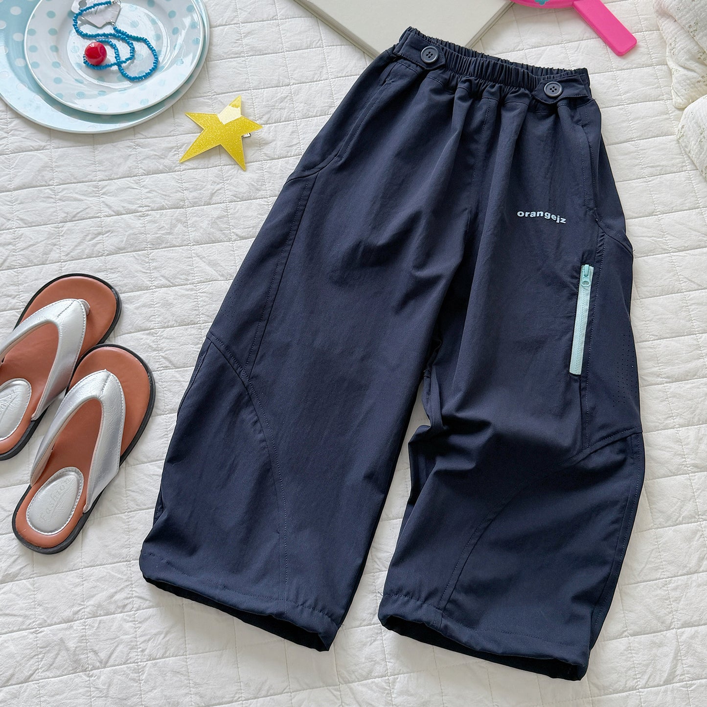 Children's Sun Protection Air Hole Soft Breathable Children's Pants