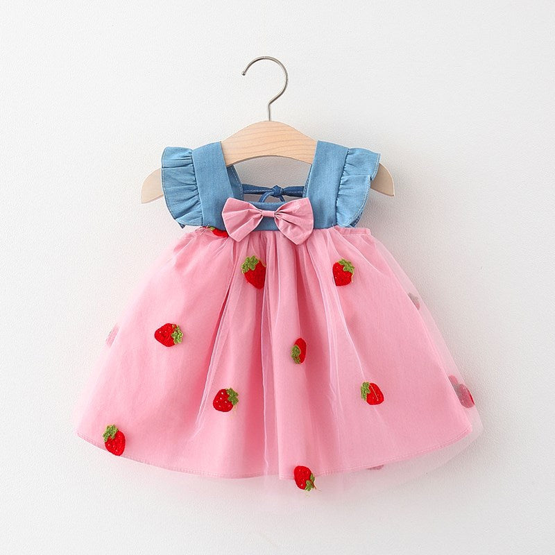 Women's Summer Princess Tulle Tutu Fashion Sundress Children's Dress