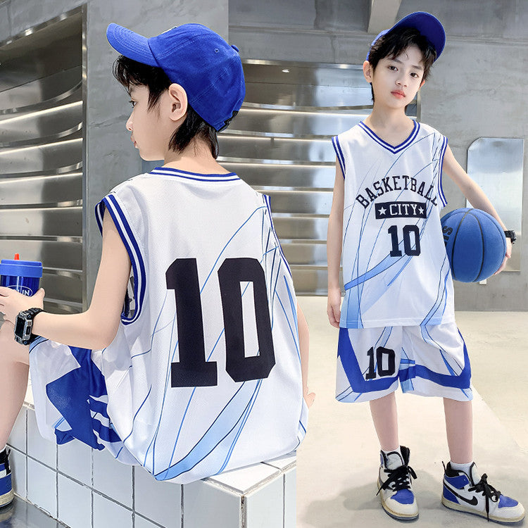Basketball Wear Sports Jersey For Middle Children's Suit