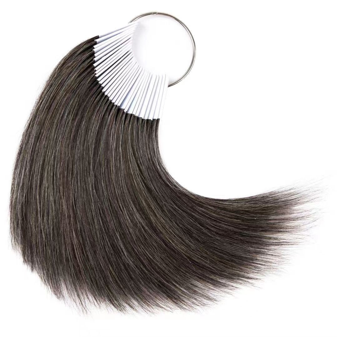 Hairdressing Real Hair Band Piece Dyeing Test Barber Practice Wool Other Wig