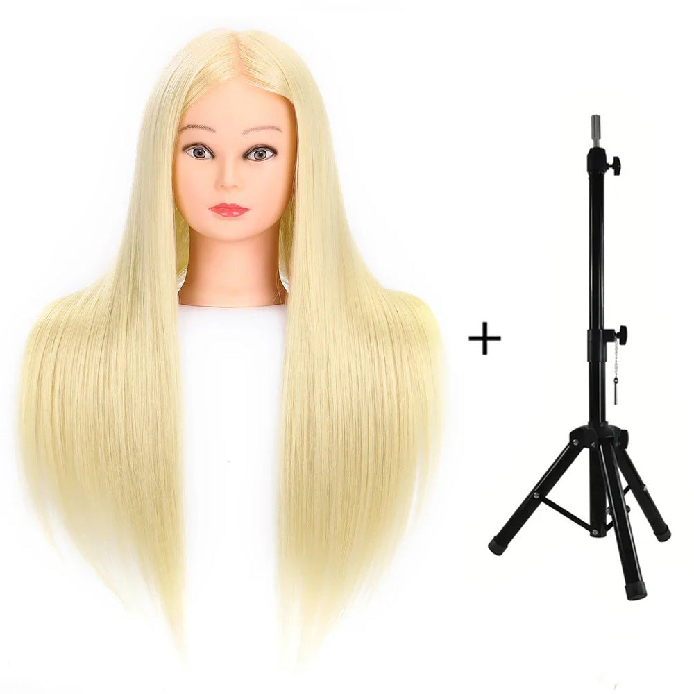 Model Head Beauty Hairdressing Chemical Fiber Filament Mock Braided Hair Other Wig