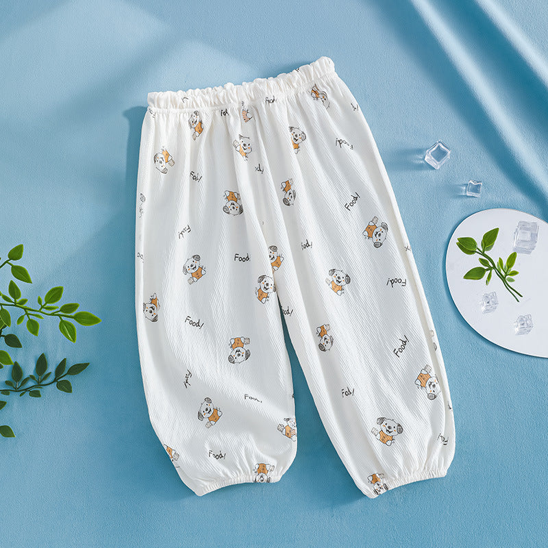 Summer Thin Trousers Loose Infant Outing Anti Mosquito Boys Children's Pants