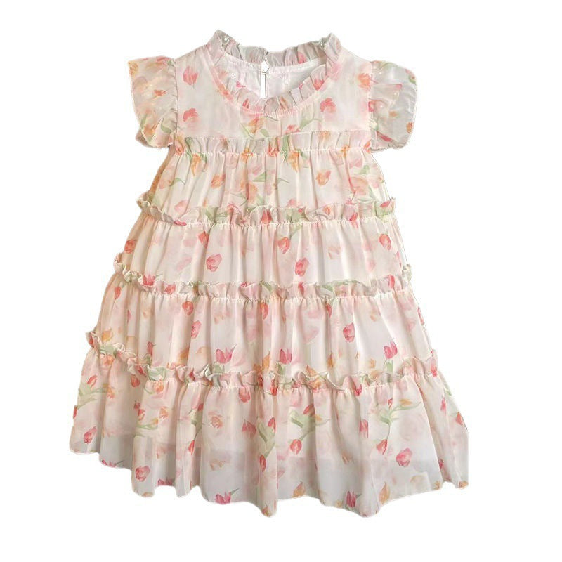 Children's Summer Fashionable Skirt Super Fairy Clothing Children's Dress