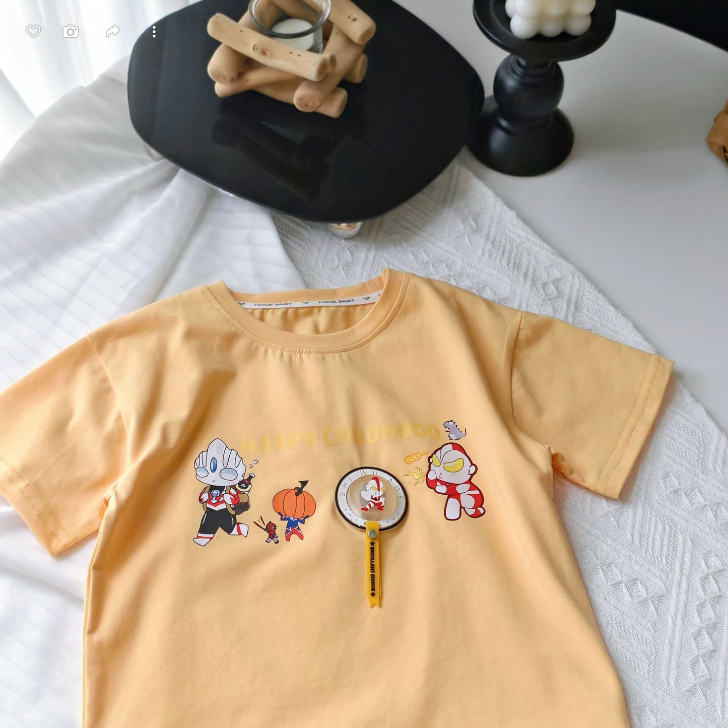 Summer Boys Cute Comfortable Pure Cotton Light Casual Short Children's T-shirt