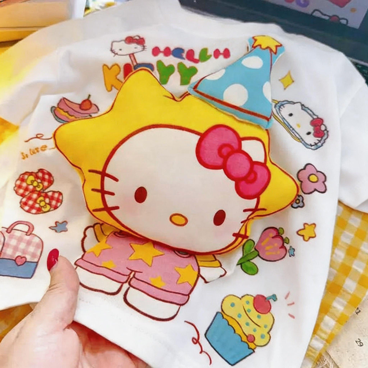 Children's Summer Little Friend Cartoon Pattern Boys Children's T-shirt