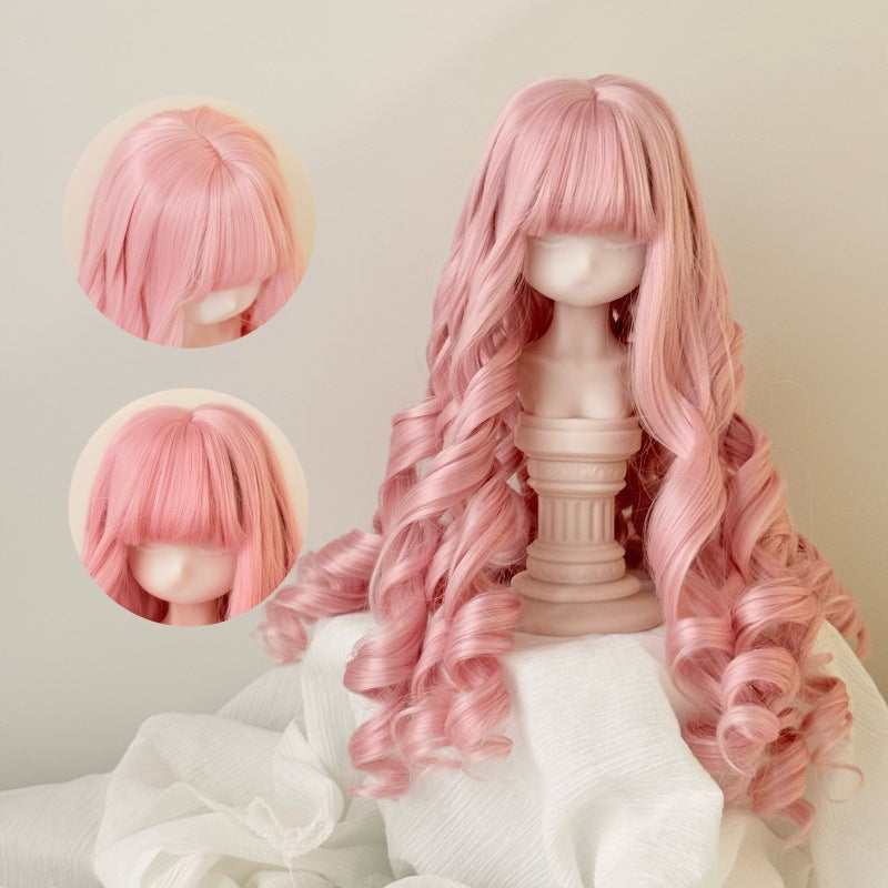 Little Soft Silk Warm Hair Color For Small Cos Wig