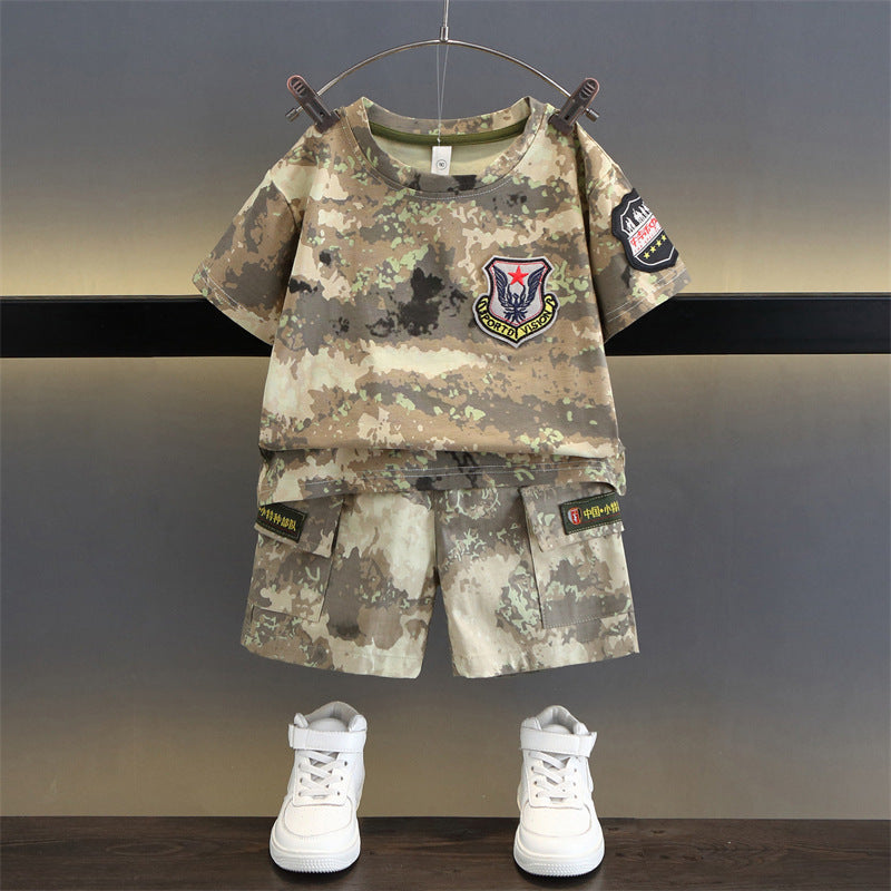 Children's Military Training Summer Camp Camouflage Battle Primary Children's Suit