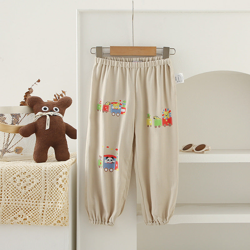 Children's Boys Trousers Ankle Banded Harem Style Children's Pants