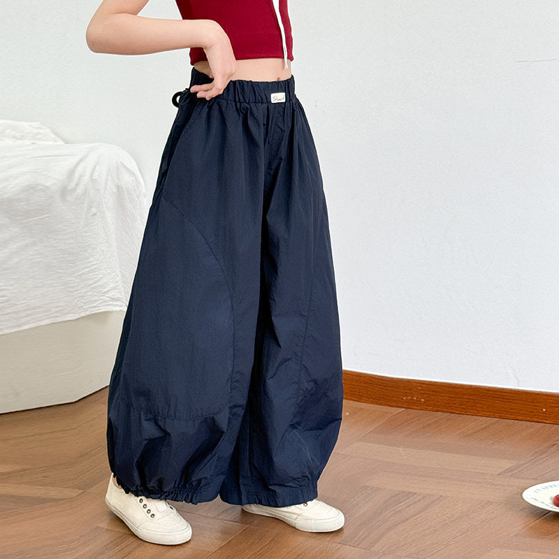 Children's Older Thin Bloomers Harem Junior High School Ice Silk Anti Children's Pants