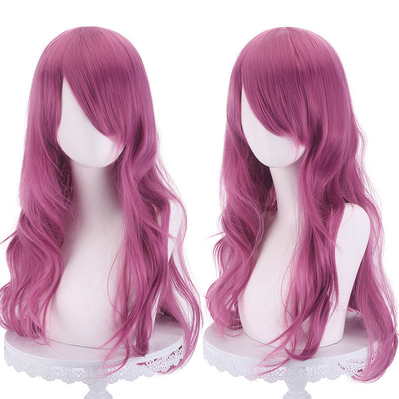 Anime Universal Long Curly Hair Micro Cos Wig