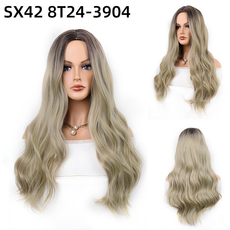 Matte Fiber Curly Hair Chemical Big Wig Long Curls
