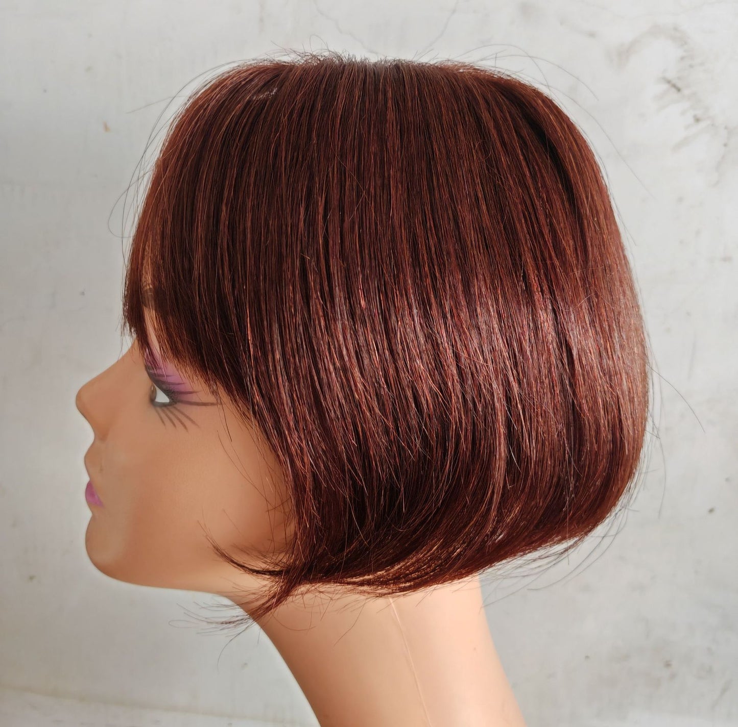 Women's Covering On The Top Of Head One-piece Imitation Delivery Needle Real Hair Wig