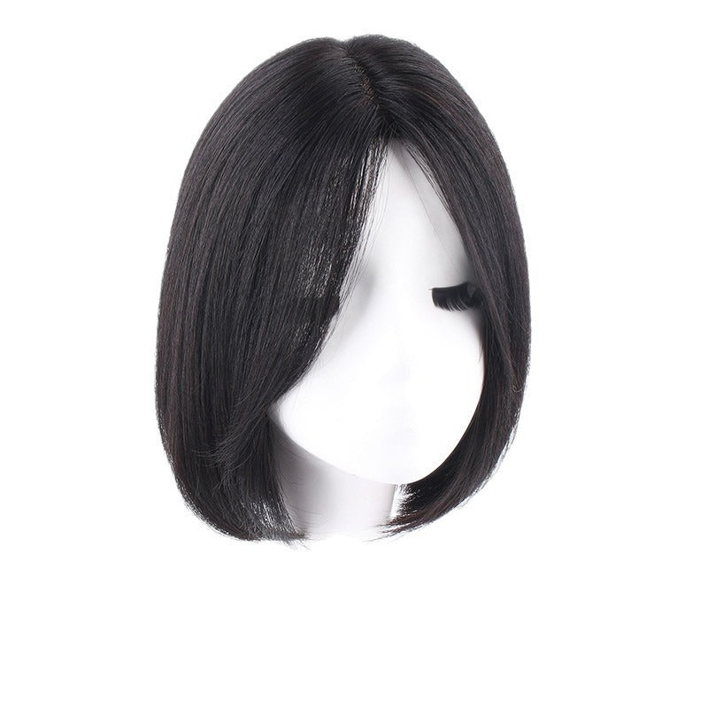 Edge Scalp Front Female Long Collarbone Length Haircut Chemotherapy Bald Real Hair Wig