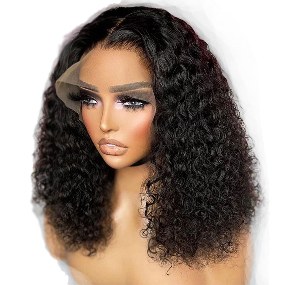 Classy Pretty Graceful Front Lace Human Real Hair Wig