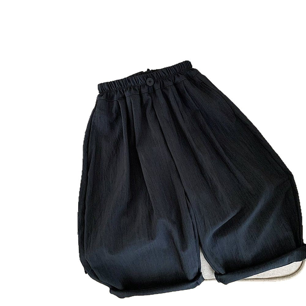 Children's Anti Mosquito Summer Boys Korean Style Loose Solid Color Casual Children's Pants