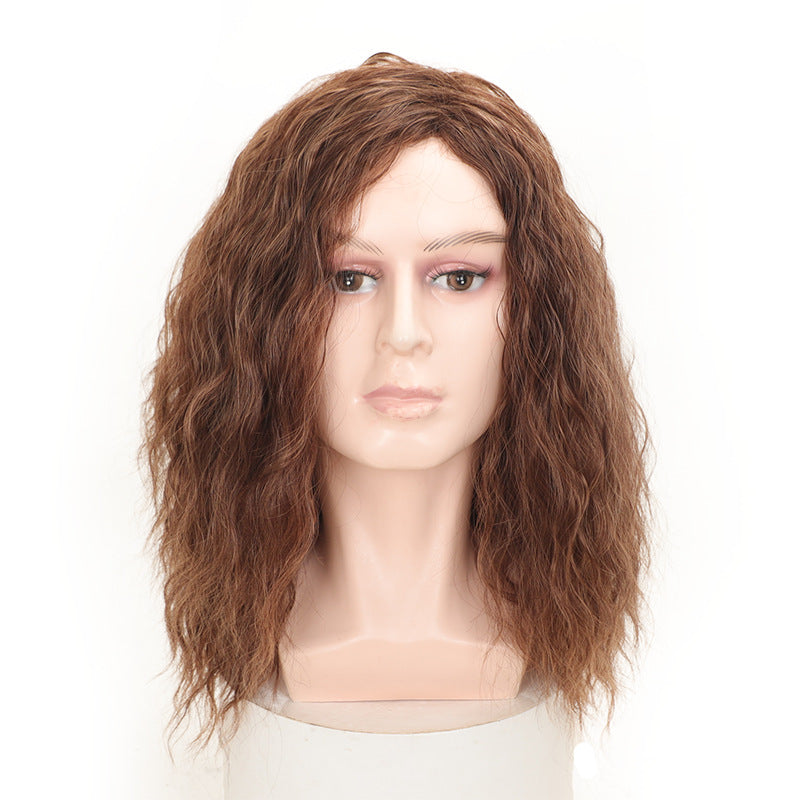 Men's Retro Rock Messy Chemical Fiber Festival Party Cos Wig