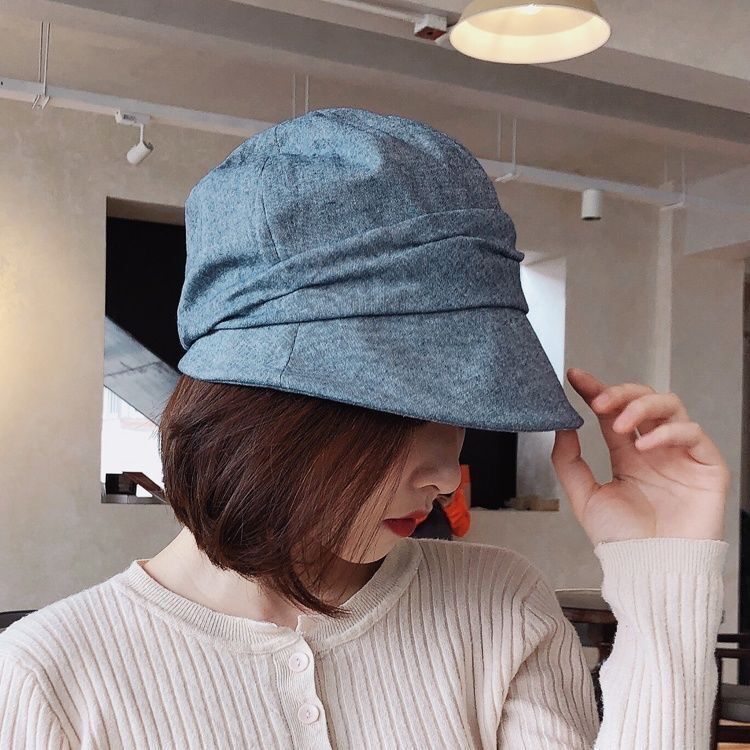 Women's Hat Summer One-piece Band Fashionable Hooded Wig Short Straight Hair