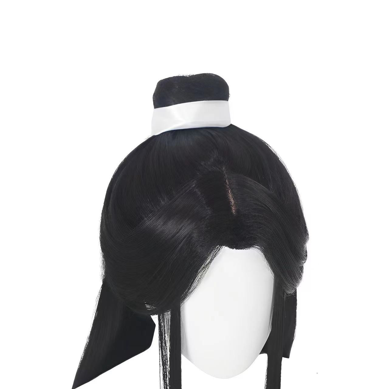 Happiness Scalp Xie Lian Disassembly Balls Black Ancient Cos Wig