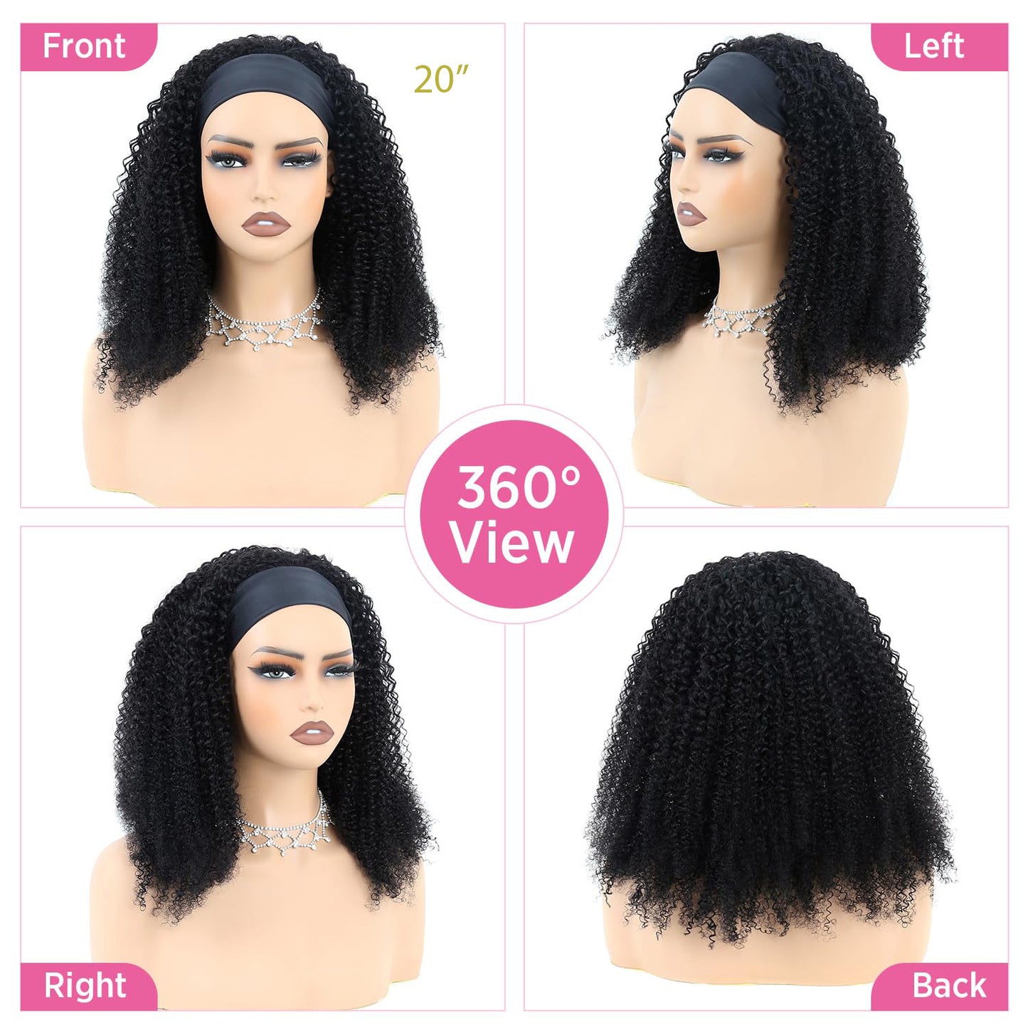 Trendy Creative Pretty Popular Human Headgear Real Hair Wig