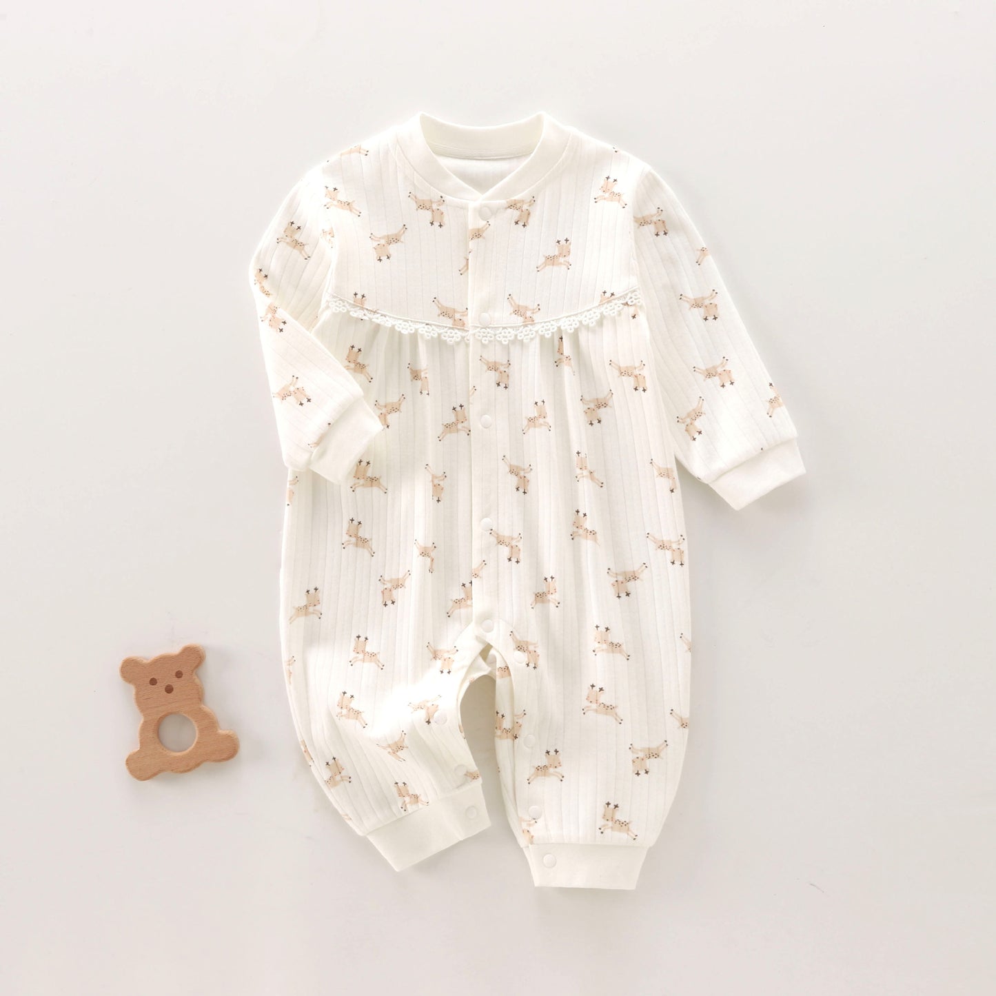 Class Jumpsuit Thin Wear Cotton Clothing Long Sleeve Princess Jumpsuit, Climbing Suit