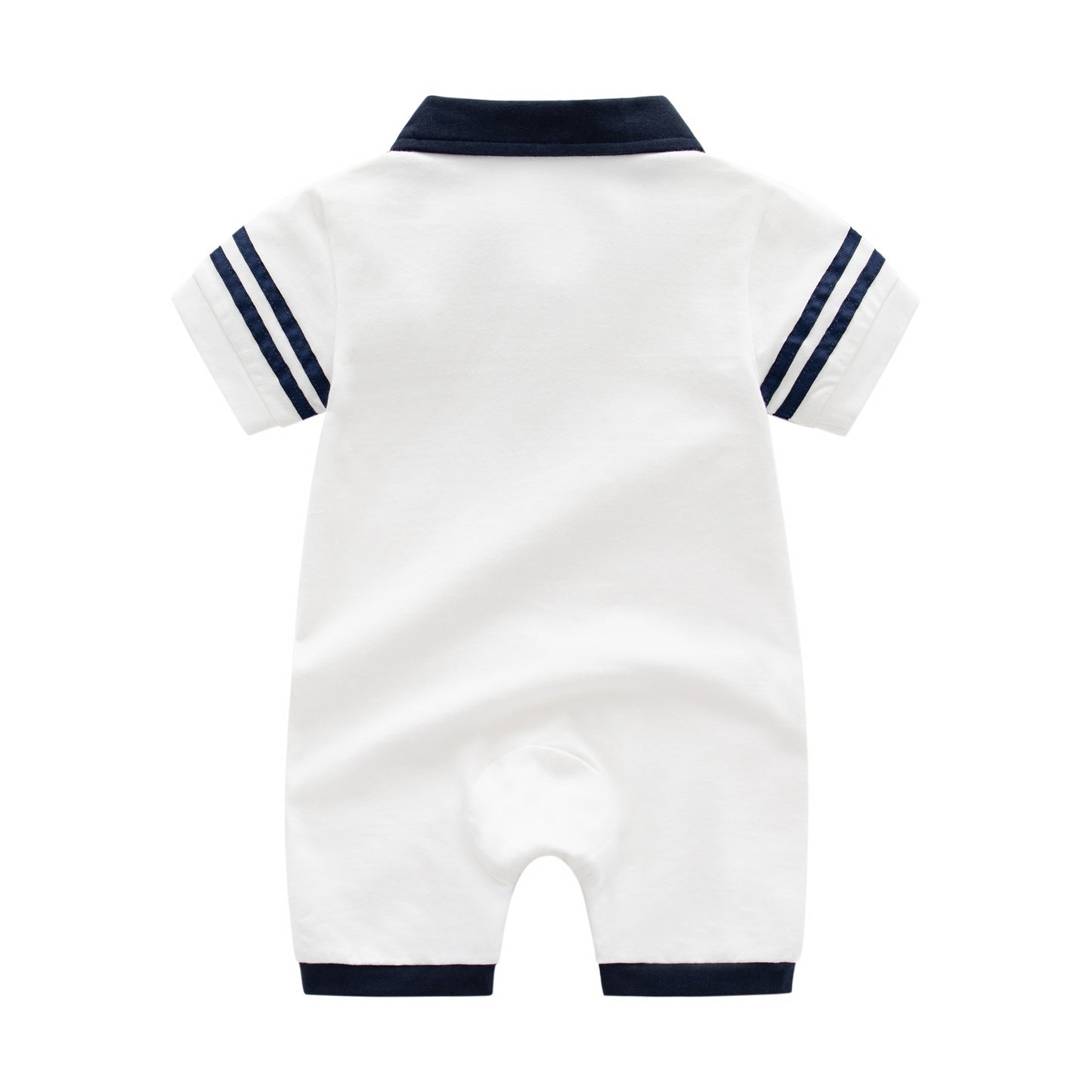 Children's Wear Summer Boy Handsome Sea Military Jumpsuit, Climbing Suit