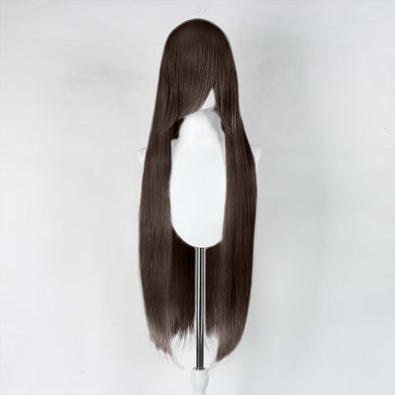 Trendy Long Bangs Beige Straight Universal Cos Wig