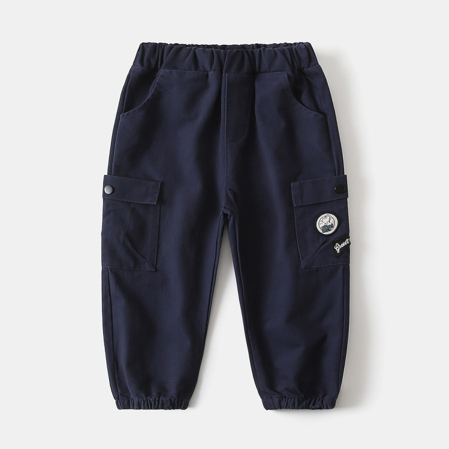 Trousers Outdoor Drawstring Casual Thin Tide Children's Pants