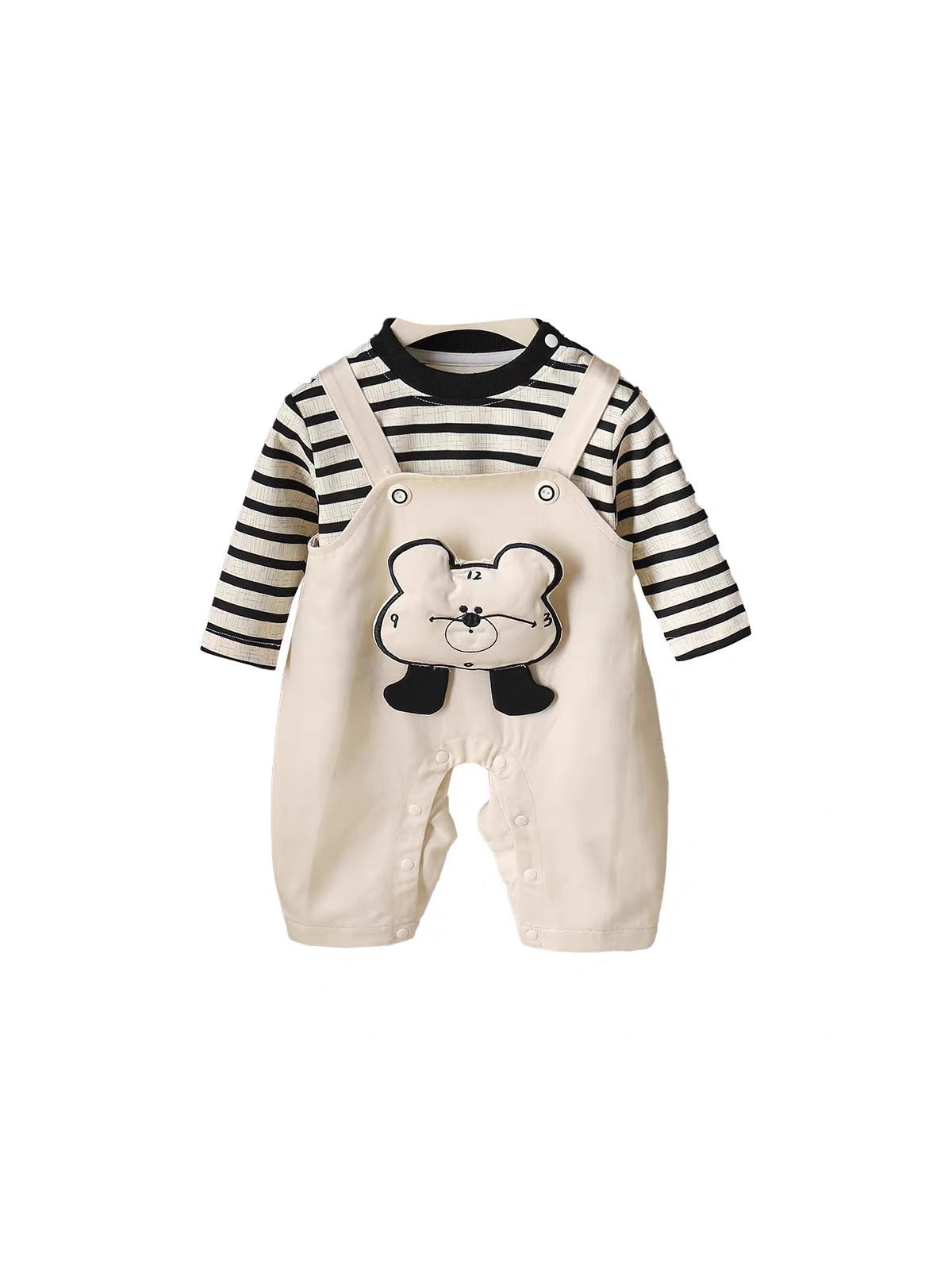 Children's Clothes Handsome Long Sleeve Top Bib Children's Suit