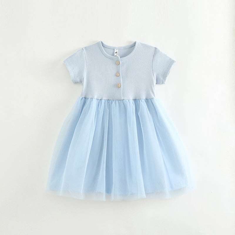 Skirt Summer Clothing Mesh Princess Gauze Children's Dress