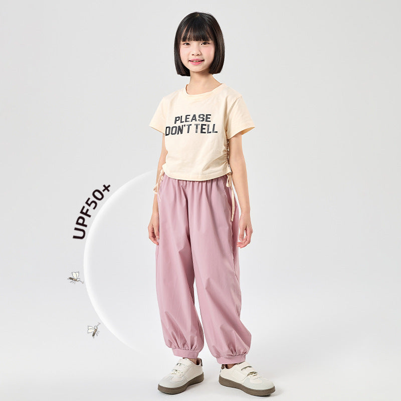 Children's Summer Thin Trousers Bloomers Medium Big Children's Pants