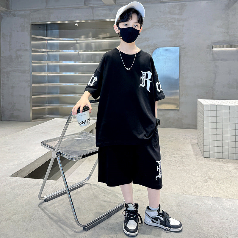Children's Clothing Shorts Short-sleeved Thin Sports Boys Children's Suit