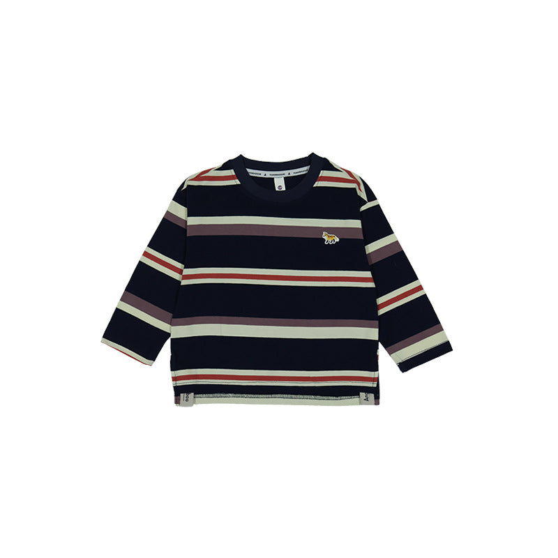 Children's Size Off Clothes Spring Classic Striped Children's T-shirt