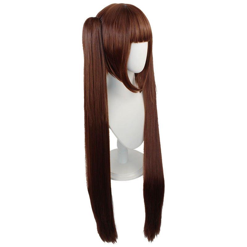 Paradise Chocolate Vanilla Character Fiber Pairs Cos Wig