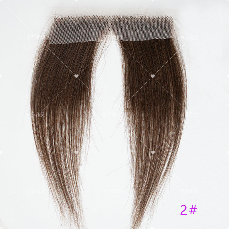 Lace Hand-woven Fetal Hair Bang Set Hairline Filling Real Human Wig Bangs