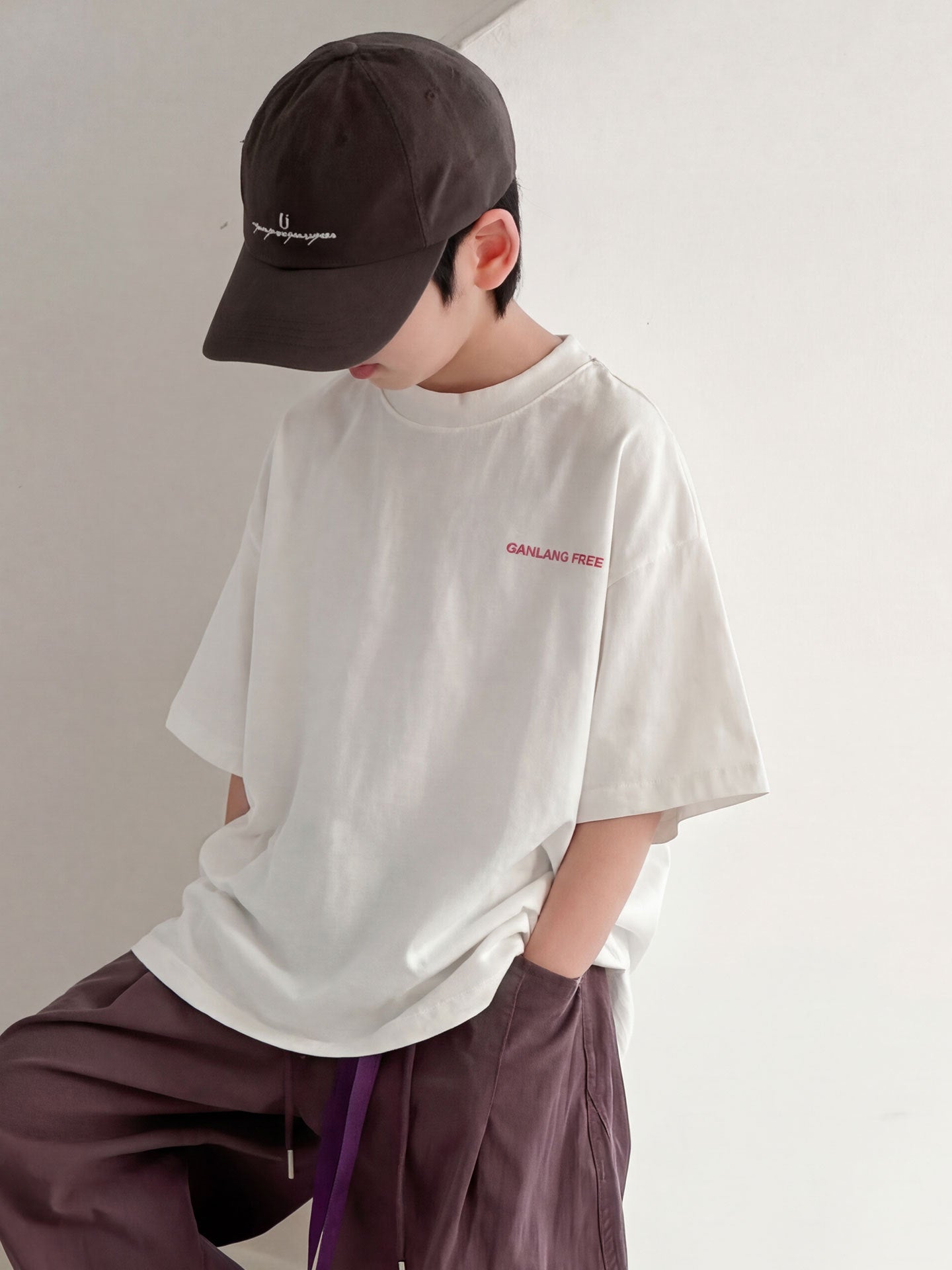 Children's Boy's Fashion Short Sleeve Summer Clothing Korean Style Top Half Children's T-shirt