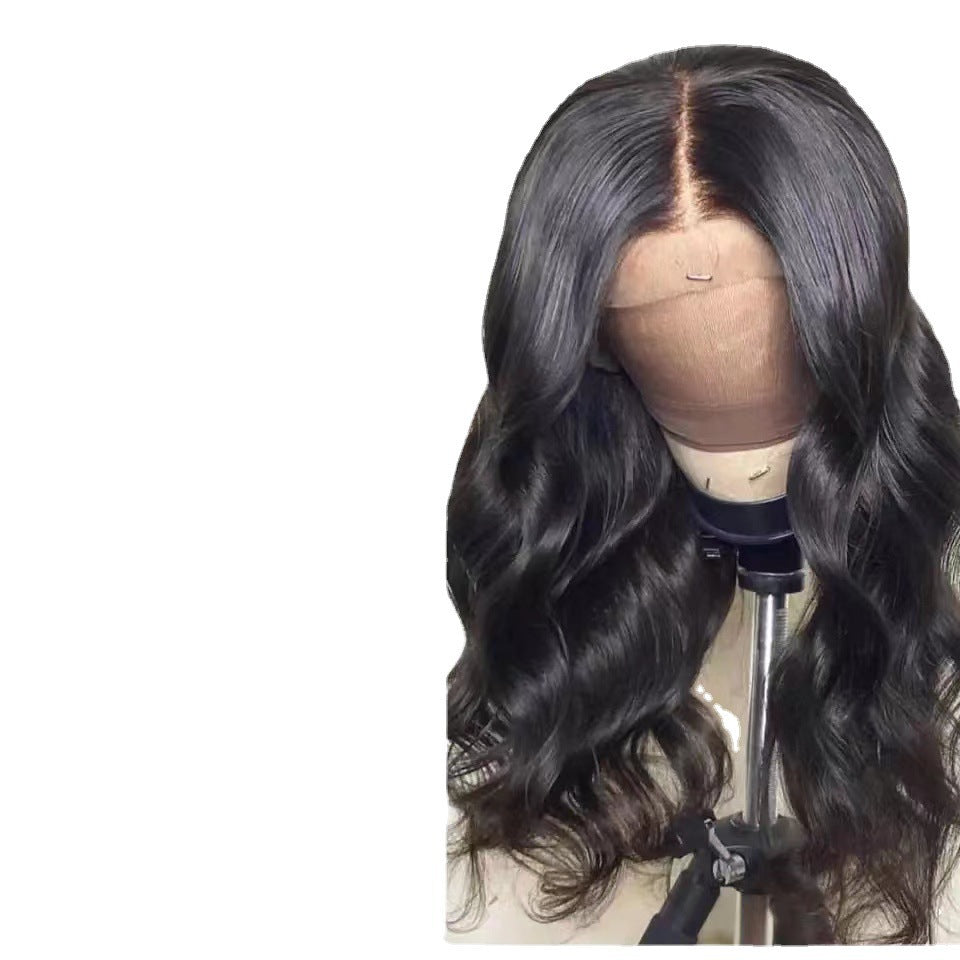 Women's Front Lace African Curly Hair Big Wig Long Curls