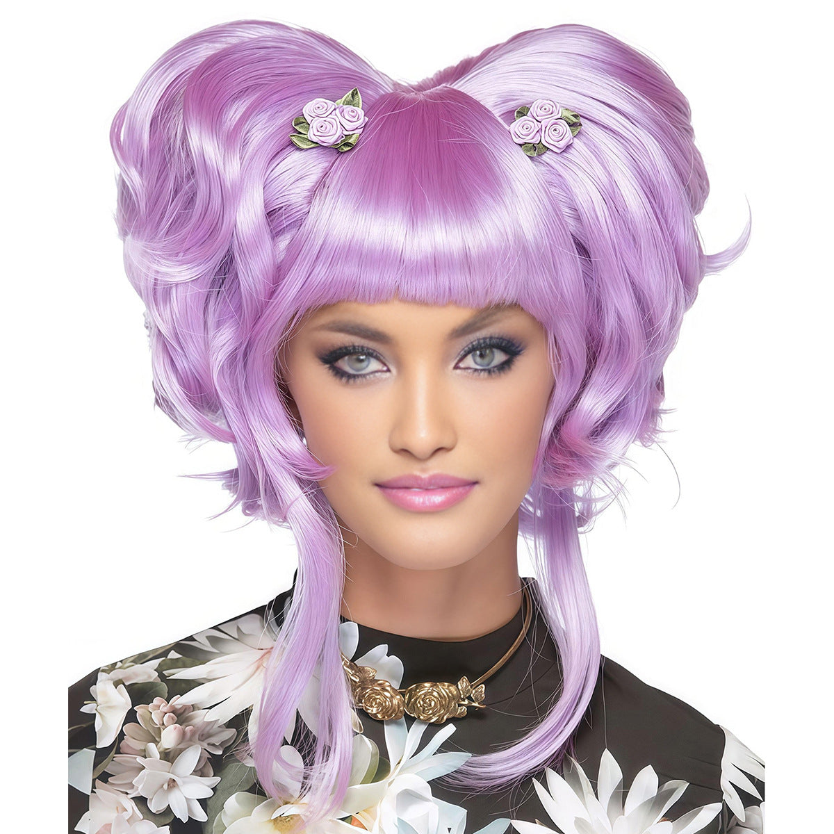 Style Retro Short Volume Alice In Wonderland Anime Head Cover Cos Wig