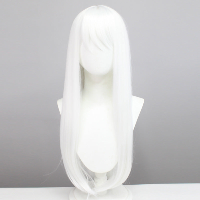 Nun Sexy Uniform Clothing White Fiber Cos Wig